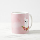 Llama-Tasse Kaffeetasse (VorderseiteRechts)