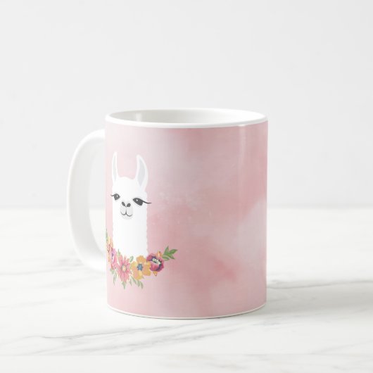 Llama-Tasse Kaffeetasse (Vorderseite Links)