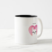 Llama-Tasse Zweifarbige Tasse (VorderseiteRechts)