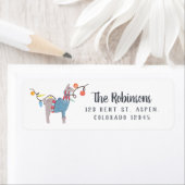 Llama thematisiert Weihnachten (Insitu)