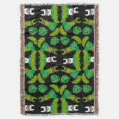 Llama Themed Print Decke (Vorderseite Vertikal)