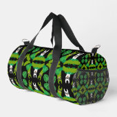 Llama Themed Print Duffle Bag (Rechte Ecke)
