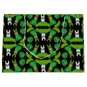 Llama Themed Print Große Geschenktüte (Vorderseite)
