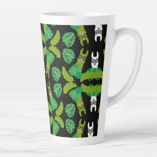 Llama Themed Print Milchtasse (Rechts)