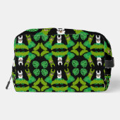Llama Themed Print Waschbeutel (Rückseite)