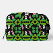 Llama Themed Print Waschbeutel (Rückseite)