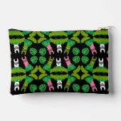 Llama Themed Print Zubehörtasche (Rückseite)