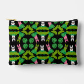Llama Themed Print Zubehörtasche (Vorderseite)
