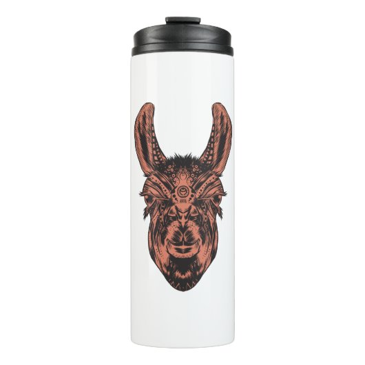 Llama Thermosbecher (Vorderseite)