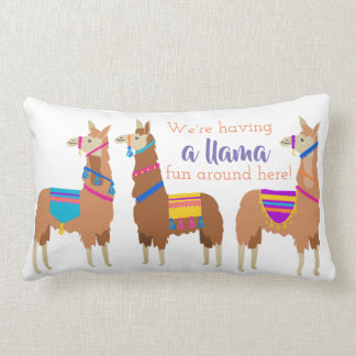 Llama throw Pillow Lendenkissen