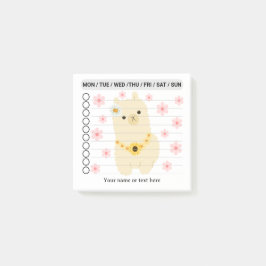 Llama To do list Post-it Notes Post-it Klebezettel