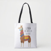 Llama Tote Tasche (Vorderseite)