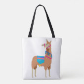 Llama Tote Tasche (Rückseite)