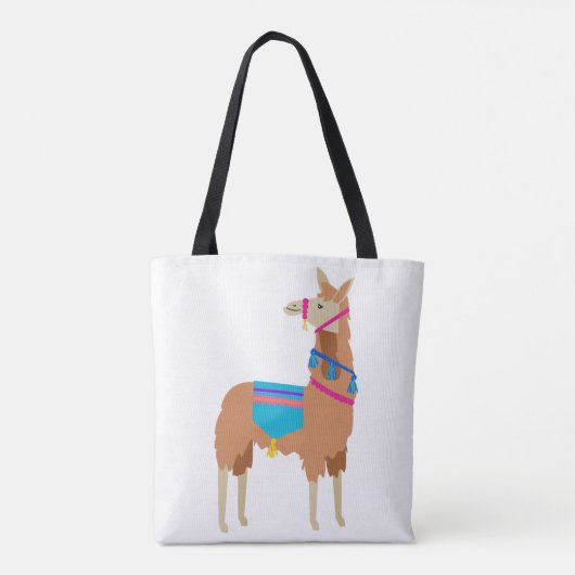 Llama Tote Tasche (Rückseite)