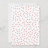 Llama Tragend Funny Ugly Christmas Nordic Sweater Einladung (Rückseite)