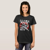 Llama tritt deinen Hintern Llama T-Shirt (Vorne ganz)