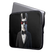 Llama Tux Sonnenbrille Laptopschutzhülle (Vorderseite Links)