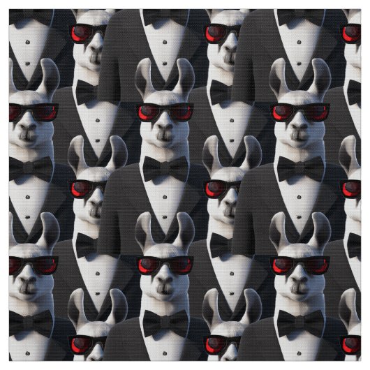Llama Tux Sonnenbrillen Muster Stoff (Muster)