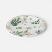 Llama und Cactus 7" Teller (Schrägansicht)