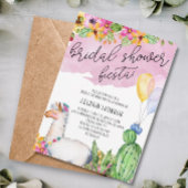 Llama und Cactus Brautparty Fiesta Einladung