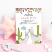 Llama und Cactus Fiesta Baby Shower Einladung