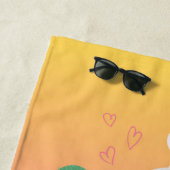 Llama und Cactus Friends Strandtuch (Beispiel)