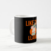 Llama Unicorn Lama tierische Trends Sprichwort Ges Kaffeetasse (Vorderseite Links)