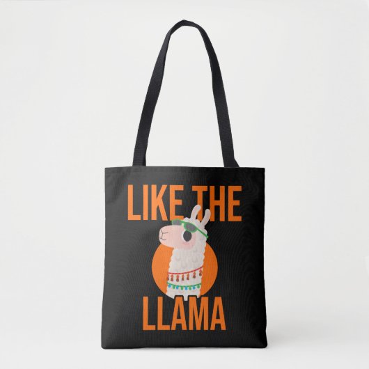 Llama Unicorn Lama tierische Trends Sprichwort Ges Tasche (Vorderseite)