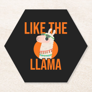 Llama Unicorn Lama tierische Trends Sprichwort Ges Untersetzer
