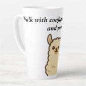 Llama Vibes Tasse Confidence, Smile & Peace (Linke Ecke)