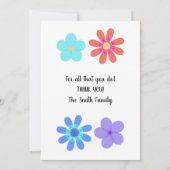 Llama Vielen Dank | Text hinzufügen Dankeskarte (Rückseite)