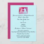 Llama Wedding Bridal Dusche Einladung (Vorne/Hinten)