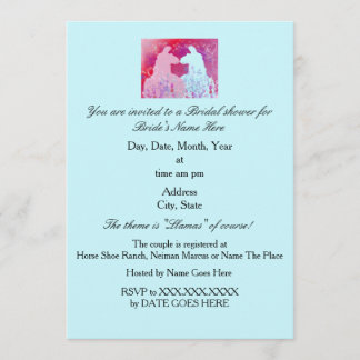 Llama Wedding Bridal Dusche Einladung