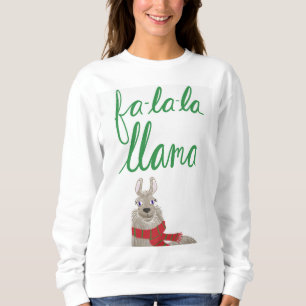 Llama Weihnachtspulli Sweatshirt
