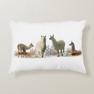 Llama-Wiesen-Kissen (Farbe wählen) Dekokissen
