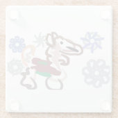 Llama winter fun glasuntersetzer (Rückseite)