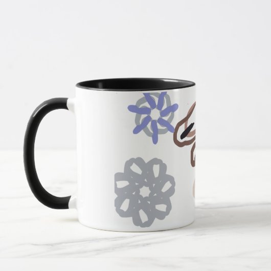 Llama-Winter-Spaß Tasse (Links)