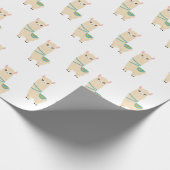 Llama Wrapping Paper Geschenkpapier (Ecke)