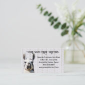 Llama Yarn Shop Fiber Seller Visitenkarte (Stehend Vorderseite)