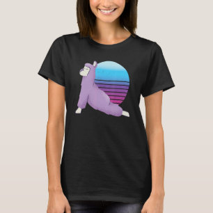 Llama Yoga Alpaka Süßes Tier Lustig T-Shirt
