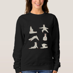 Llama Yoga Pose Niedlich Alpaca Spirituelle Medizi Sweatshirt
