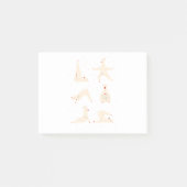 Llama Yoga Post-it Klebezettel (Vorderseite)