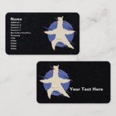 Llama Yoga Visitenkarte (Vorne/Hinten)