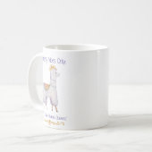 LLAMA-ZITAT KAFFEETASSE (Vorderseite Links)