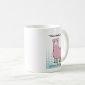 LLAMA-ZITAT KAFFEETASSE (VorderseiteRechts)