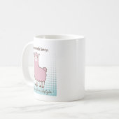 LLAMA-ZITAT KAFFEETASSE (Vorderseite Links)
