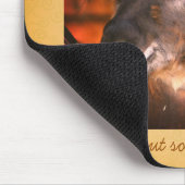 Llama zu Niedliches Funny Animal Mousepad (Ecke)