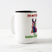 Llama Zweifarbige Tasse (Vorderseite Links)