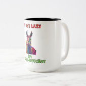 Llama Zweifarbige Tasse (VorderseiteRechts)