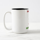 Llama Zweifarbige Tasse (Links)